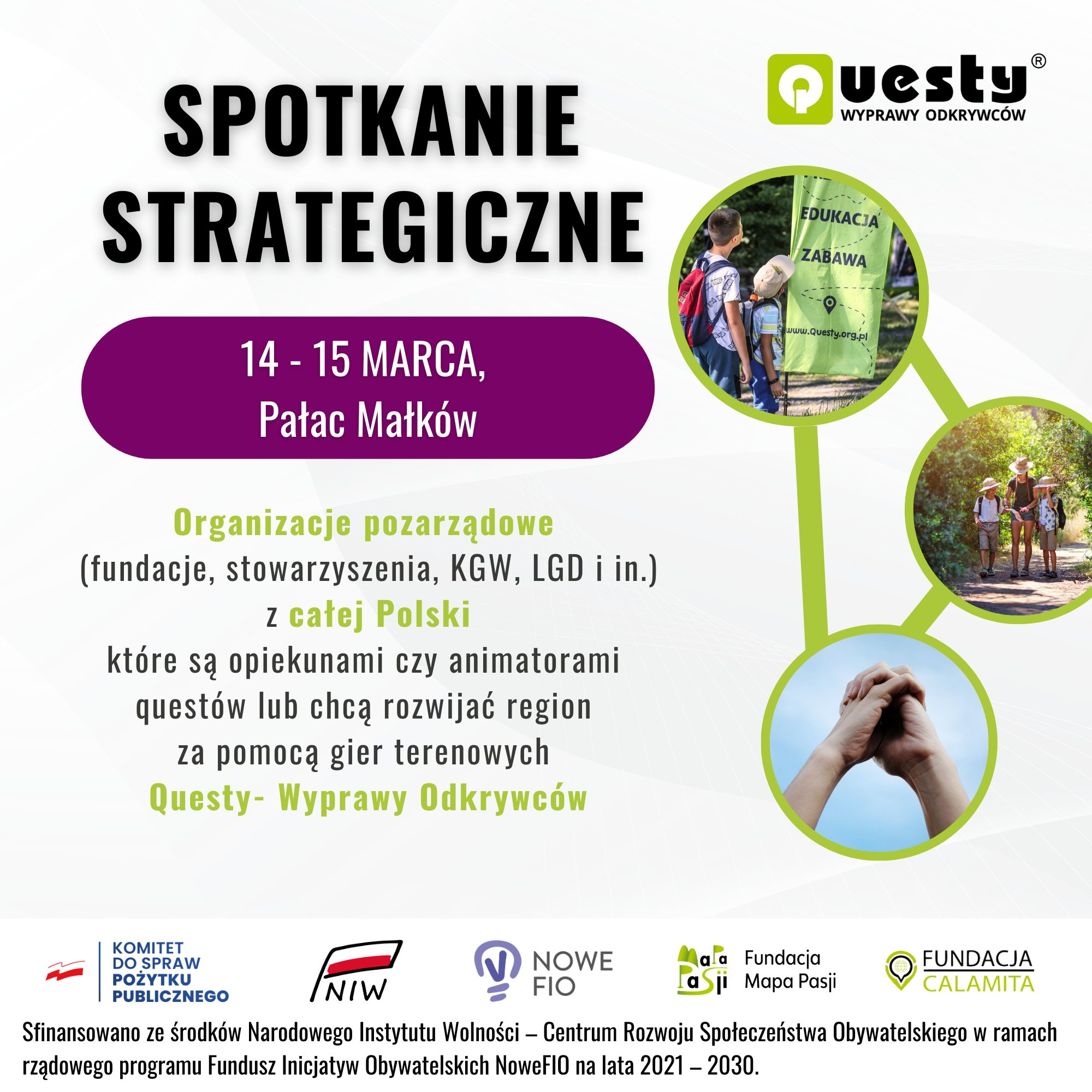 Spotkanie strategiczne Krajowej Sieci "Questowe Pozarządowe"