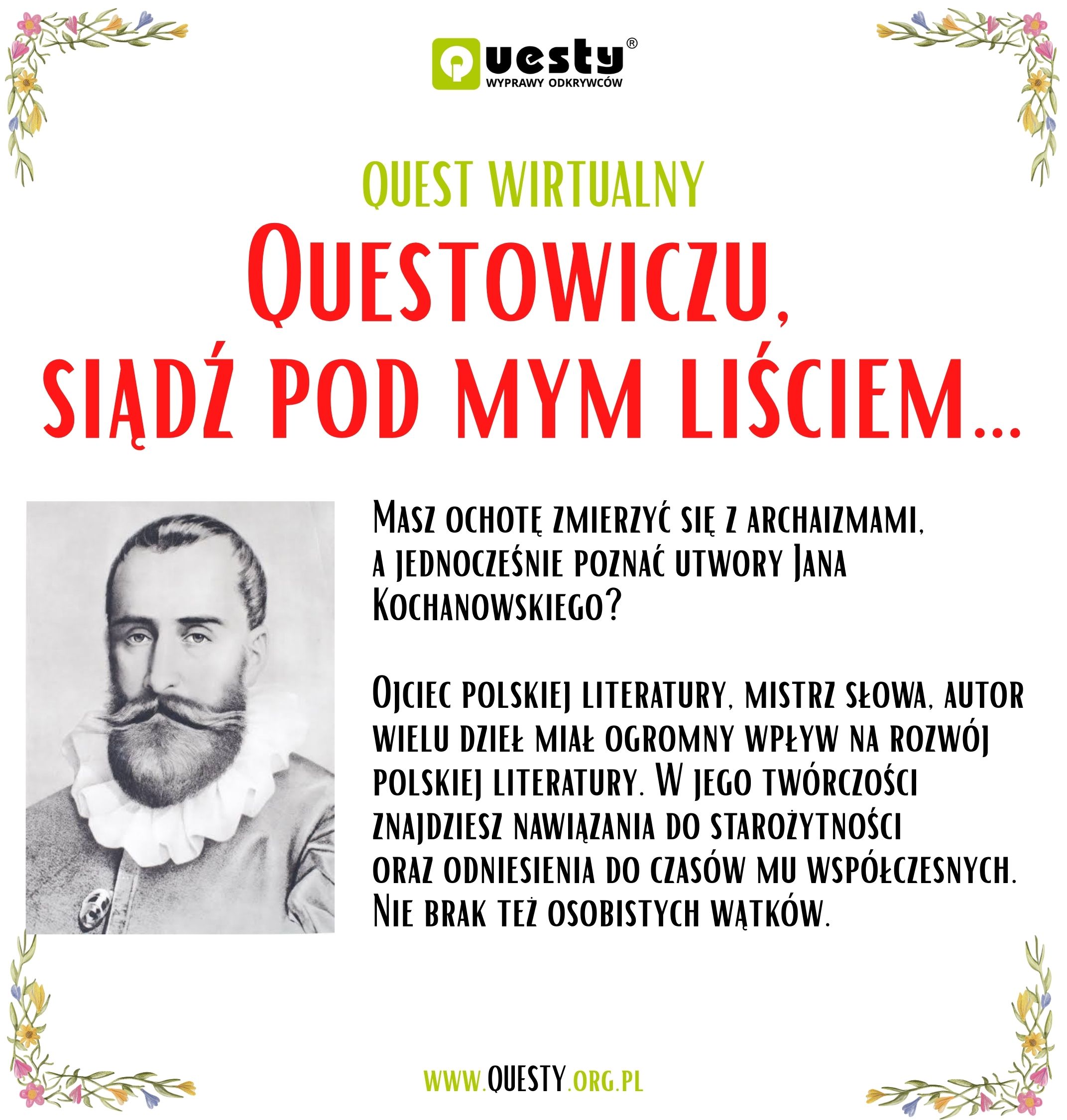 Quest Wirtualny - Questowiczu, siądź pod mym liściem…