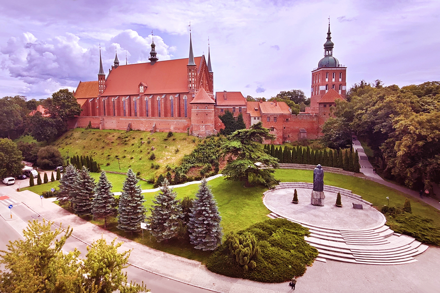 Frombork - tu zatrzymało się Słońce